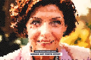 Mosaic Art Photo Effect