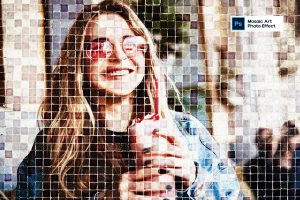 Mosaic Art Photo Effect