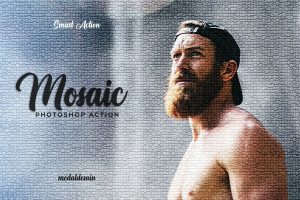 Mosaic Effect – Photoshop Action