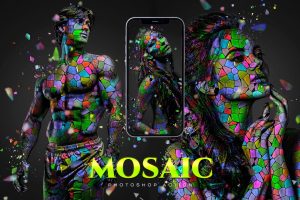 Mosaic Photoshop Action