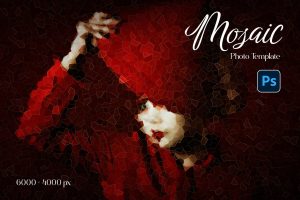 Mosaic Photoshop Effect