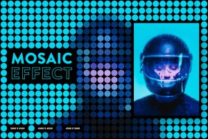 Mosaic Photoshop Effect