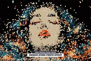 Mosaic Stone Photo Effect