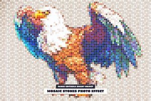 Mosaic Stones Photo Effect