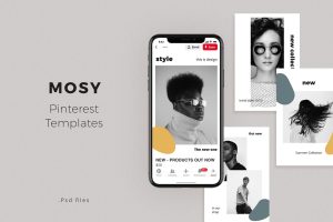 MOSY – Pinterest Template
