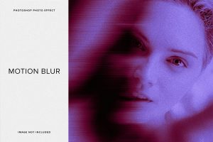 Motion Blur PSD Photo Effect