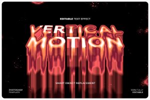 Motion Blur Text Effect