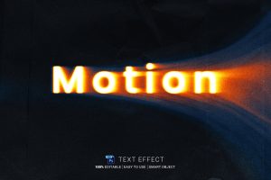 Motion Editable Text Effect