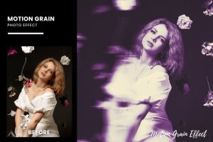 Motion Grain Photo Effect