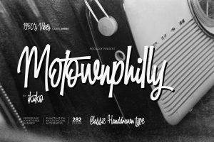 Motownphilly – Classic Handdrawn Type