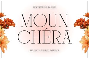 Mounchera – Art Deco Serif