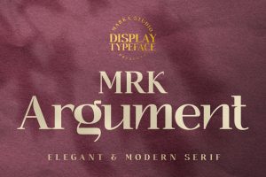 MRK Argument Modern Display Font