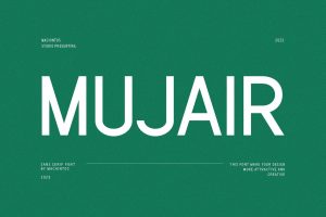 Mujair – Modern Sans Serif