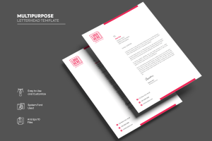 Multipurpose Letterhead template.09