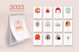 Multipurpose Minimal Calendar Template 2025