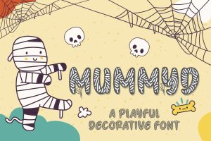 Mummyd a Playful Font