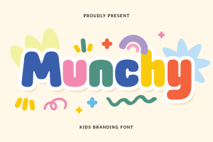 Munchy – Kids Branding Font