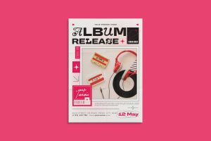 Music Album Release Flyer