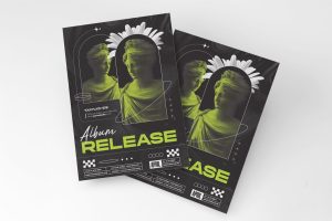 Music Album Release Flyer