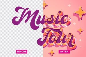 Music Tour Text Effect
