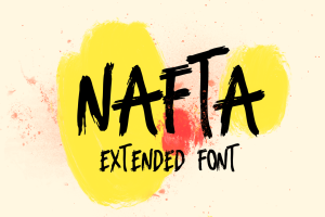 Nafta Extended Marker Font