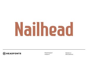 Nailhead Modern Font