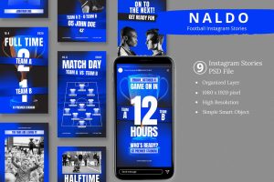 Naldo – Football Match Instagram Story & Canva