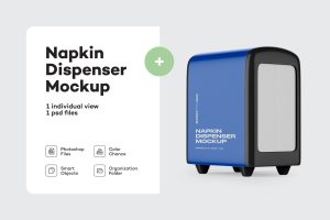 Napkin Dispenser Mockup