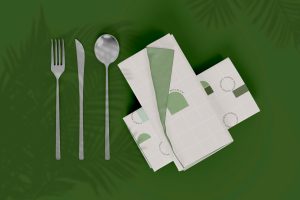 Napkins Set Mockup