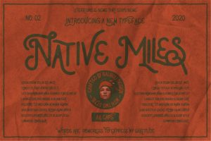 Native Miles – Vintage Fonts
