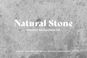 Natural Stone Abstract Background Set