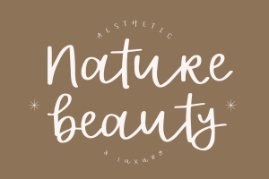 Nature Beauty Font