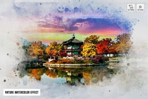 Nature Watercolor Effect