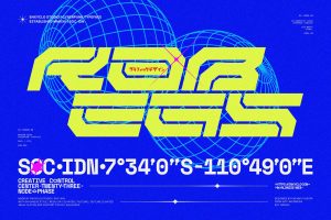 NCL Rabegs – Cyberpunk Futuristic Tech Font