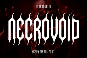 Necrovoid – Heavy Metal Font