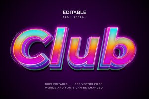 Neon 3d Editable Text Effect