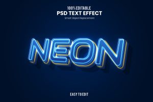 Neon – Neon PSD Text Effect
