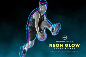 Neon Glow Photo Effect