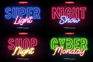 Neon Glow Text Effect