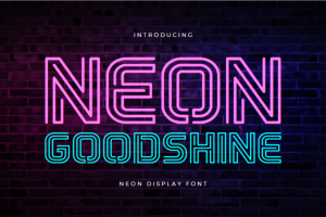 Neon Goodshine – Neon Display Font