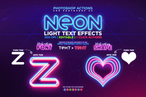 Neon Light Text Effect