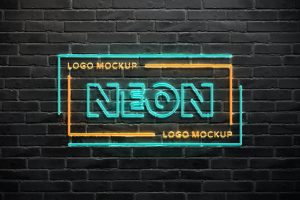 Neon Sign Mockup
