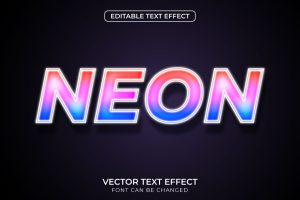 Neon Text effect