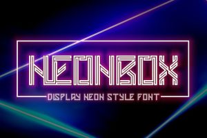 Neonbox – Display Neon Style Font