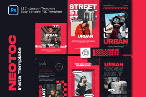 Neotoc Streetwear Instagram Template