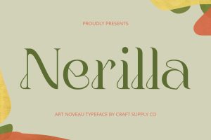 Nerilla – Art Nouveau Font