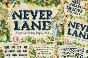 Neverland Fantasy Display Serif Vintage Font