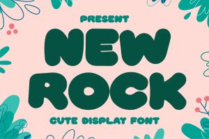 New Rock – Bold Display Font