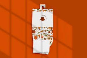 New Sock with Label Mockup