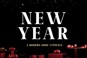 New Year – Christmas Font